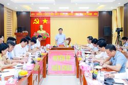 Bí thư Tỉnh ủy Nghệ An Thái Thanh Quý làm việc với Ban Thường vụ Huyện ủy Diễn Châu