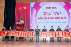 Quân khu 7: Hội thi 'Dân vận khéo' góp phần nâng cao chất lượng công tác dân vận