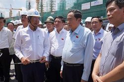 Chủ tịch Quốc hội Trần Thanh Mẫn kiểm tra tiến độ dự án sân bay Long Thành