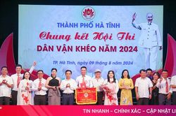 Lãnh đạo tỉnh dự Chung kết Hội thi 'Dân vận khéo' TP Hà Tĩnh