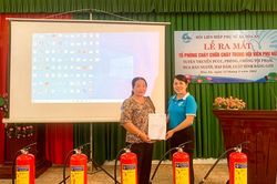 Ra mắt Tổ phòng cháy, chữa cháy trong hội viên, phụ nữ