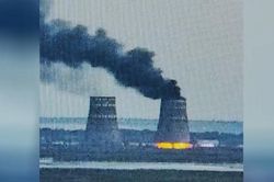 Cháy lớn tại nhà máy điện hạt nhân Zaporizhzhia