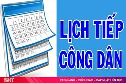 Lãnh đạo tỉnh Hà Tĩnh tiếp công dân định kỳ tháng 8 vào ngày 15 tới