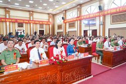 Thứ trưởng Bộ Công an Trần Quốc Tỏ dự Ngày hội toàn dân bảo vệ an ninh Tổ quốc tại Hà Nam