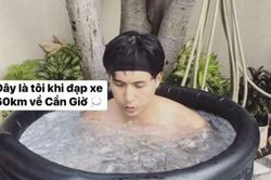 Tình trẻ của Lệ Quyên làm một việc sau khi đạp xe ra tận Cần Giờ