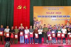 Xã Yên Vượng, huyện Hũu Lũng tổ chức ngày hội toàn dân bảo vệ an ninh Tổ quốc