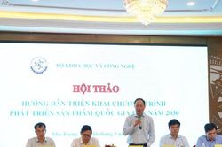 Phát triển các sản phẩm quốc gia bằng công nghệ tiên tiến