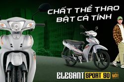 SYM Elegant Sport 50cc giá dưới 20 triệu đồng, liệu có đáng sở hữu?
