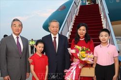Tổng Bí thư, Chủ tịch nước Tô Lâm và Phu nhân đến Thủ đô Bắc Kinh, tiếp tục các hoạt động thăm cấp Nhà nước tại Trung Quốc