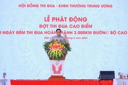 Phát động '500 ngày đêm thi đua hoàn thành 3.000km đường bộ cao tốc'