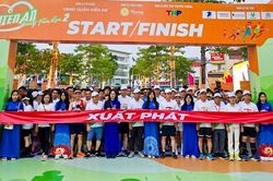 Gần 2.000 vận động viên tham dự giải Marathon 'KienAn Charity fun run 2 - 2024'