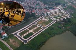 Xuyên đêm đấu giá đất huyện ven Hà Nội, lô cao nhất trả 133,3 triệu đồng/m2
