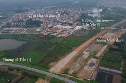 Hiện trạng khu đất trúng đấu giá hơn 133 triệu đồng/m2 ở huyện vùng ven Hà Nội