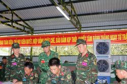 Thị xã Hoàng Mai hoàn thành xuất sắc nhiệm vụ diễn tập khu vực phòng thủ năm 2024