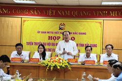 Bắc Giang: 279 đại biểu chính thức dự Đại hội Đại biểu MTTQ Việt Nam tỉnh lần thứ XV