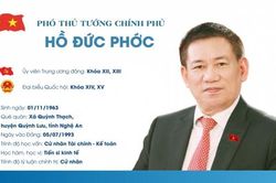 Tiểu sử Phó Thủ tướng Chính phủ Hồ Đức Phớc
