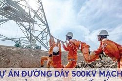 Infographics: Đường dây 500 KV mạch 3 Quảng Trạch - Phố Nối - dự án trọng điểm quốc gia lập nhiều kỷ lục