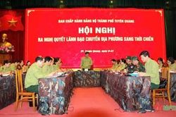 Thành phố Tuyên Quang hoàn thành xuất sắc diễn tập khu vực phòng thủ năm 2024