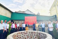 Phường Thu Thủy (TX. Cửa Lò) gắn biển công trình giếng làng Mai Lĩnh