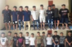 Công an huyện Sóc Sơn bắt giữ 16 đối tượng gây rối