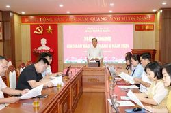 Hội nghị giao ban báo chí tháng 8 năm 2024