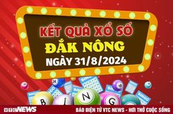 XSDNO 31/8 - Kết quả xổ số Đắk Nông hôm nay 31/8/2024 - XSDNO thứ Bảy