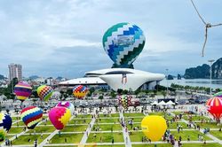 Quảng Ninh: Khai mạc lễ hội khinh khí cầu tại Tp.Hạ Long