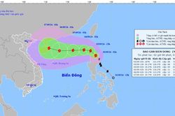 Dự báo khoảng chiều và đêm 3/9 bão YAGI đi vào Biển Đông