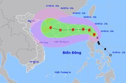 Hôm nay, Biển Đông đón bão số 3, gió có thể giật cấp 16