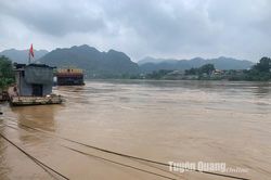 Hồ thủy điện Tuyên Quang tiếp tục mở cửa xả đáy thứ 2