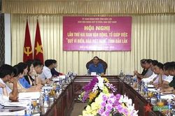 Ban Vận động 'Quỹ vì biển, đảo Việt Nam' tỉnh Đắk Lắk quán triệt kế hoạch vận động, ủng hộ quỹ