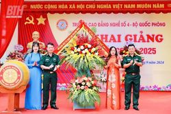 Trường Cao đẳng Nghề số 4 Bộ Quốc phòng - Phân hiệu Đào tạo Thanh Hóa khai giảng năm học mới