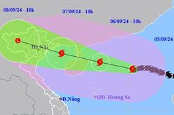 Bão Yagi mạnh lên thành siêu bão, Bắc và Trung Bộ mưa lớn từ đêm mai