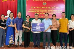 Hội Nông dân thành phố Lạng Sơn: Bàn giao kinh phí hỗ trợ sửa chữa, nâng cấp đường dân sinh thôn Mai Thành, xã Mai Pha