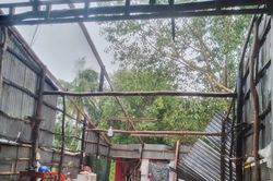 Dông lốc làm sập, tốc mái 38 căn nhà ở Cần Thơ