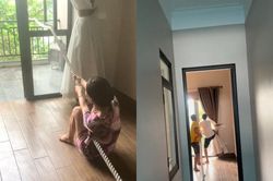Hậu siêu bão Yagi, cả xóm giúp cặp vợ chồng Bắc Ninh dựng thẳng cây