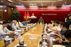 Bộ trưởng Nguyễn Hồng Diên kiến nghị có cơ chế hỗ trợ Quảng Ninh khắc phục sớm hậu quả bão số 3
