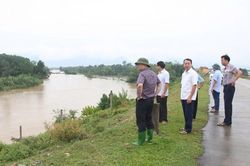 Vĩnh Phúc ban hành Lệnh báo động I ở 2 huyện do nước sông Hồng dâng cao