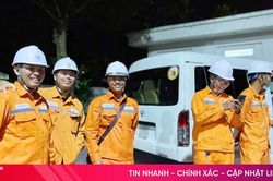 3 tổ xung kích của Điện lực Hà Tĩnh lên đường hỗ trợ khắc phục hậu quả bão số 3