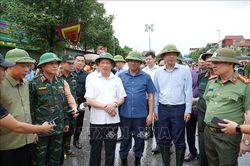 Phó Thủ tướng Hồ Đức Phớc kiểm tra công tác phòng, chống mưa lũ tại Thái Nguyên