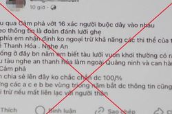 Xử lý người tung tin sai sự thật trên mạng xã hội về tình hình thiệt hại do bão số 3