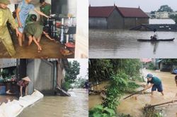 Hà Nội: Người dân Chương Mỹ lại khốn khổ vì mưa lũ