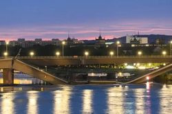 Đức: Sập một phần cầu Carola ở thành phố Dresden