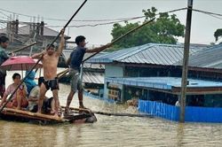 Bão Yagi gây lũ lụt ảnh hưởng đến gần 4.000 người tại Myanmar