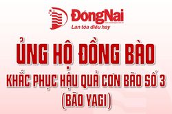 Danh sách các nhà hảo tâm đóng góp ủng hộ đồng bào khắc phục hậu quả cơn bão số 3