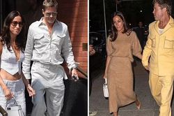 Xem Brad Pitt và bạn gái Ines de Ramon phối hợp trang phục sành điệu như thế nào