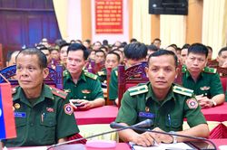 Tập huấn công tác quản lý biên giới cho 40 cán bộ Bộ đội Biên phòng Lào