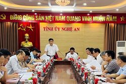 Ban Tổ chức Trung ương khảo sát về biên chế bộ máy Ủy ban Mặt trận và các tổ chức chính trị - xã hội ở Nghệ An