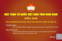 Đã tiếp nhận trên 11 tỷ đồng ủng hộ đồng bào bị thiệt hại do cơn bão số 3 gây ra