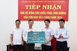 MTTQ tỉnh Hải Dương kêu gọi ủng hộ nhân dân khắc phục thiệt hại do bão số 3